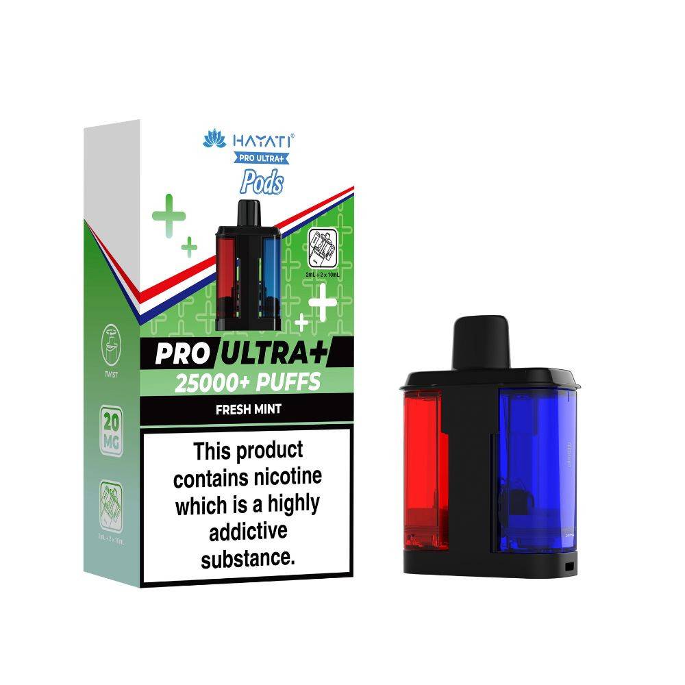 Hayati Pro Ultra Plus 25K Pods Pack of 5 Fresh Mint