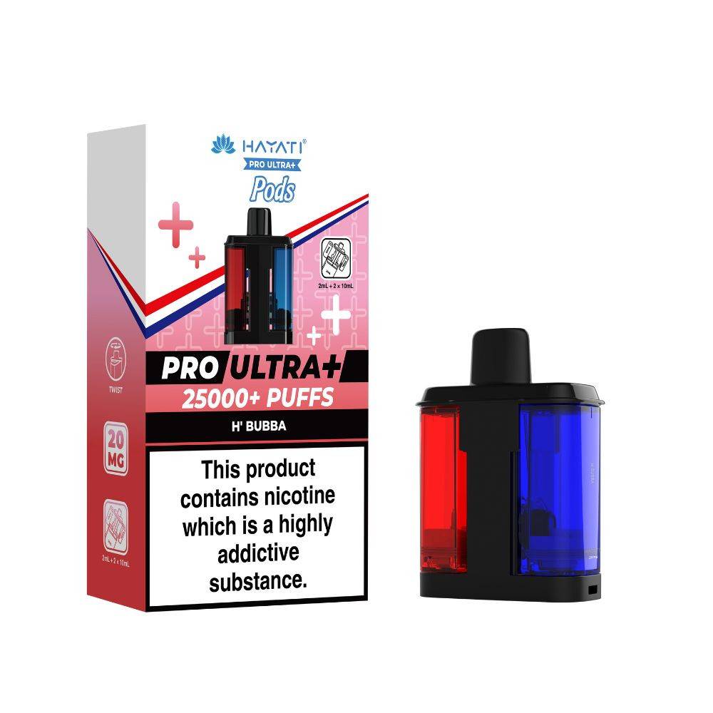 Hayati Pro Ultra Plus 25K Pods Pack of 5 H' Bubba