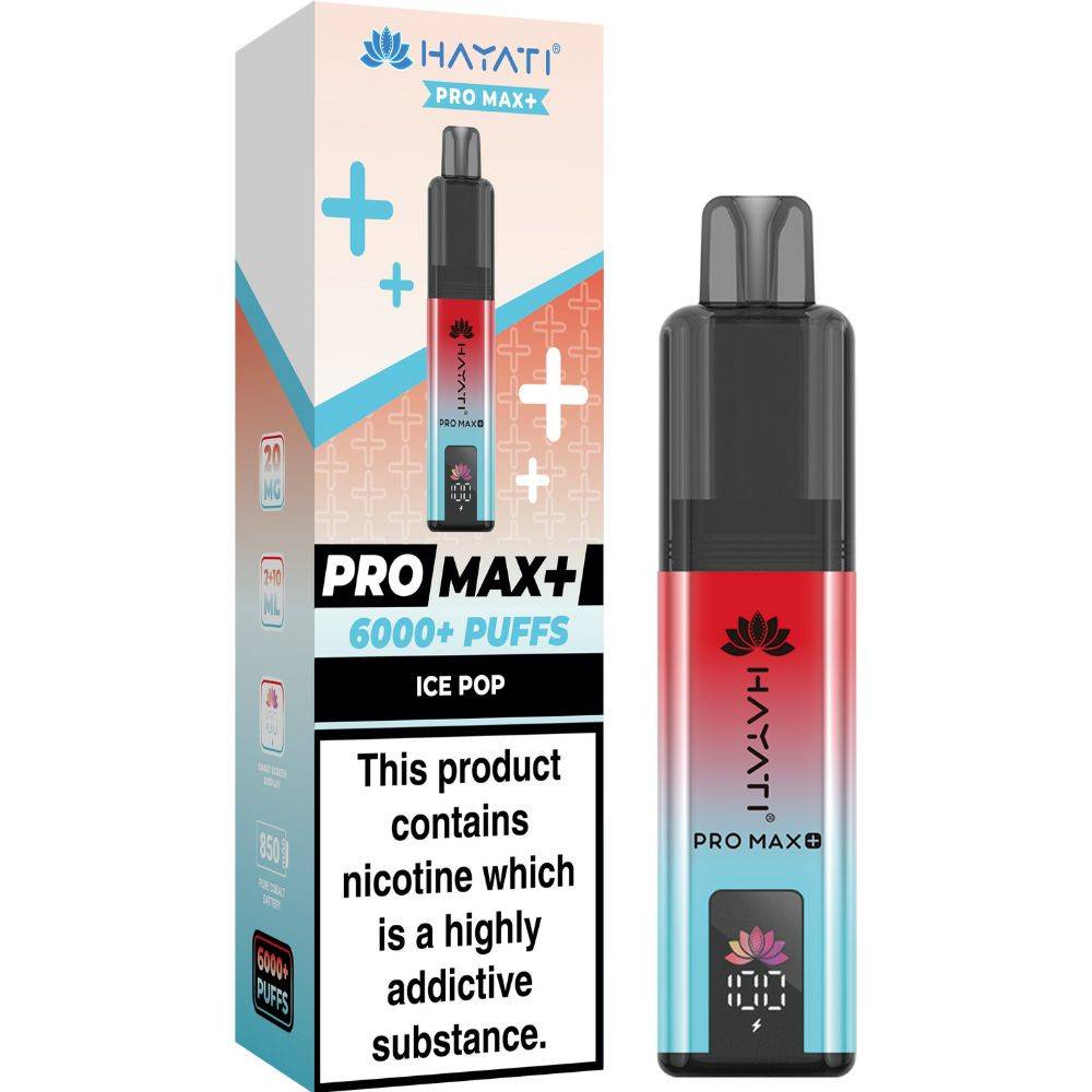 Hayati Pro Max Plus 6000 Vape Kit Box of 5 Ice Pop