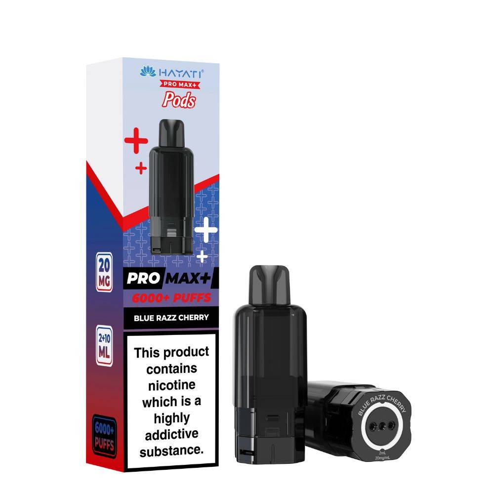 Hayati Pro Max Plus 6000 Pods Pack of 5 Blue Razz Cherry