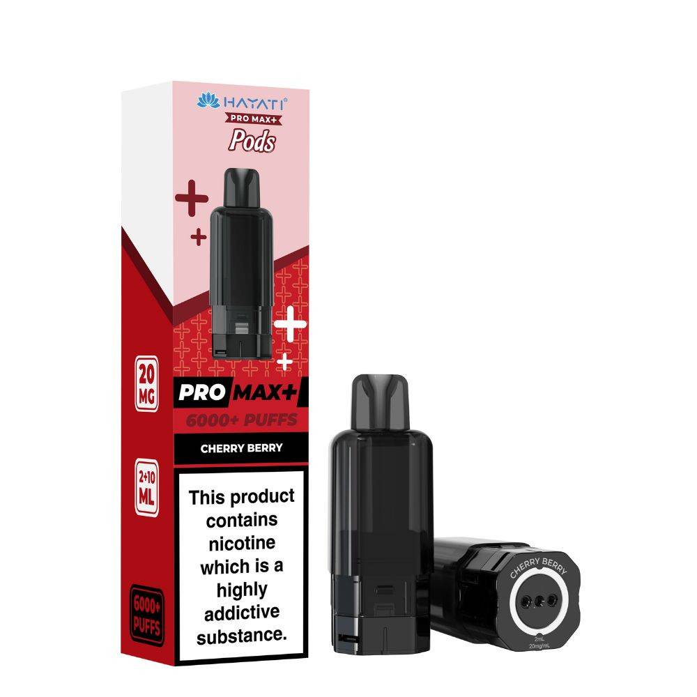 Hayati Pro Max Plus 6000 Pods Pack of 5 Cherry Berry