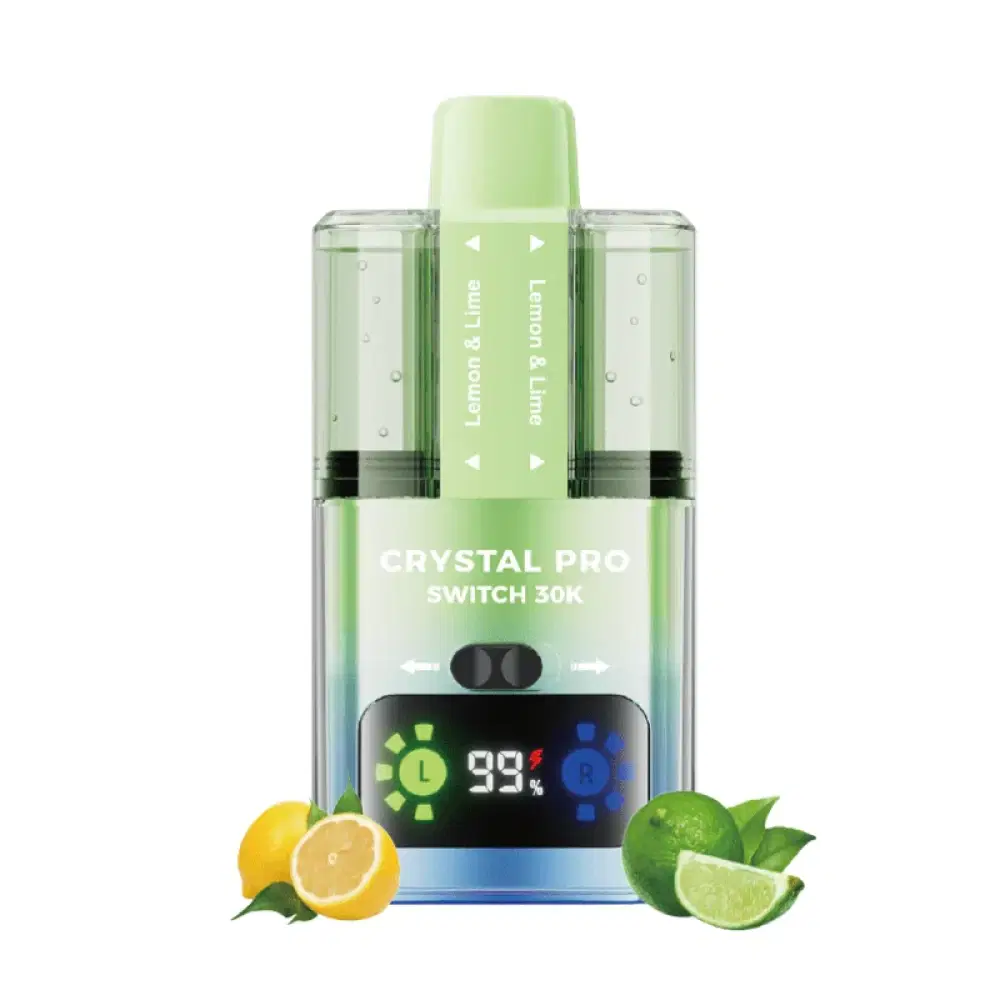 Crystal Pro Switch 30k Vape Kit Box of 5 Lemon & Lime