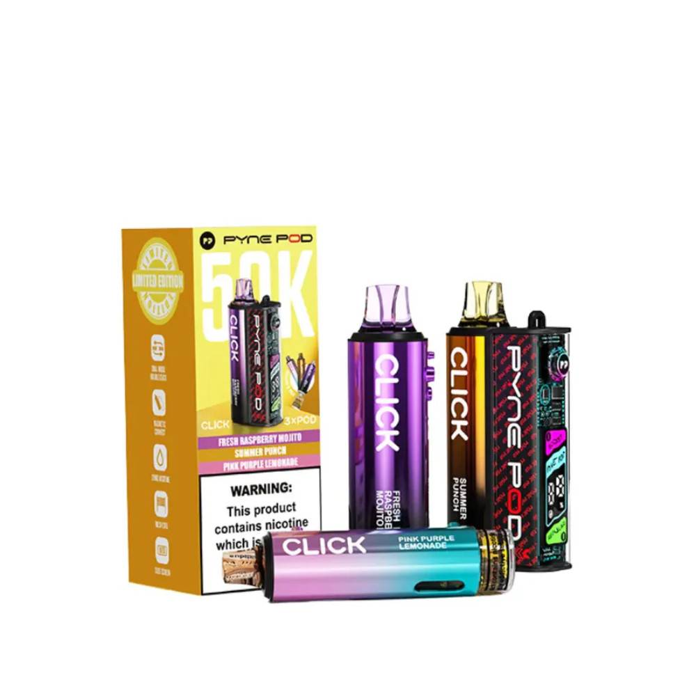 Pyne Pod Click 50k Vape Kit Box of 5 Drinks Edition
