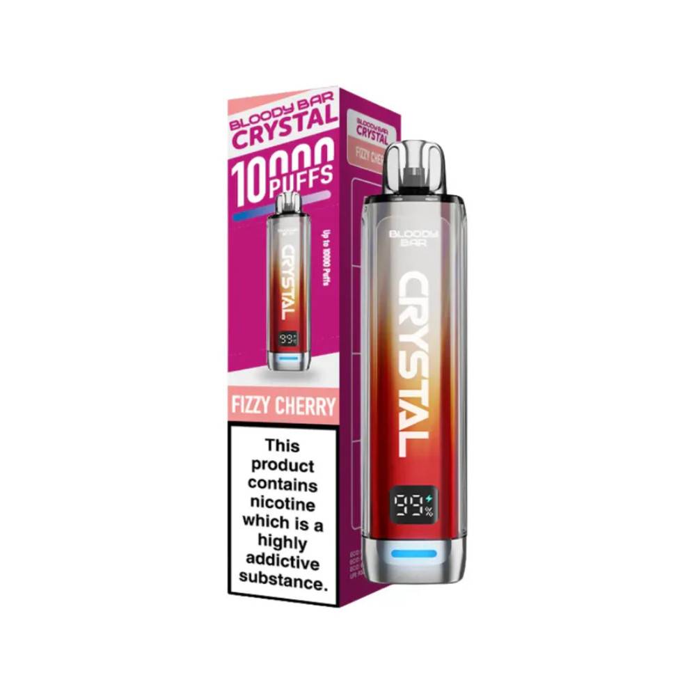 Bloody Bar Crystal 10k Vape Kit Box of 5 Fizzy Cherry
