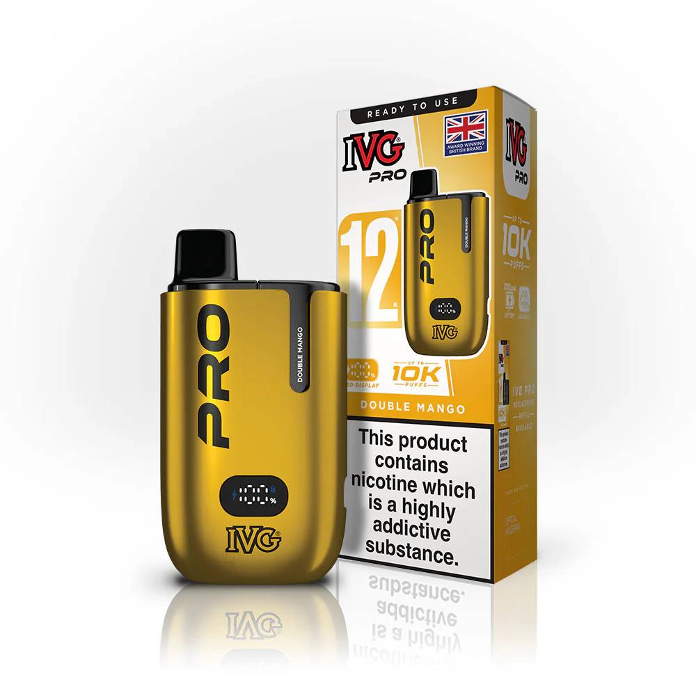 IVG Pro 10k Vape Kit Box of 5 Double Mango