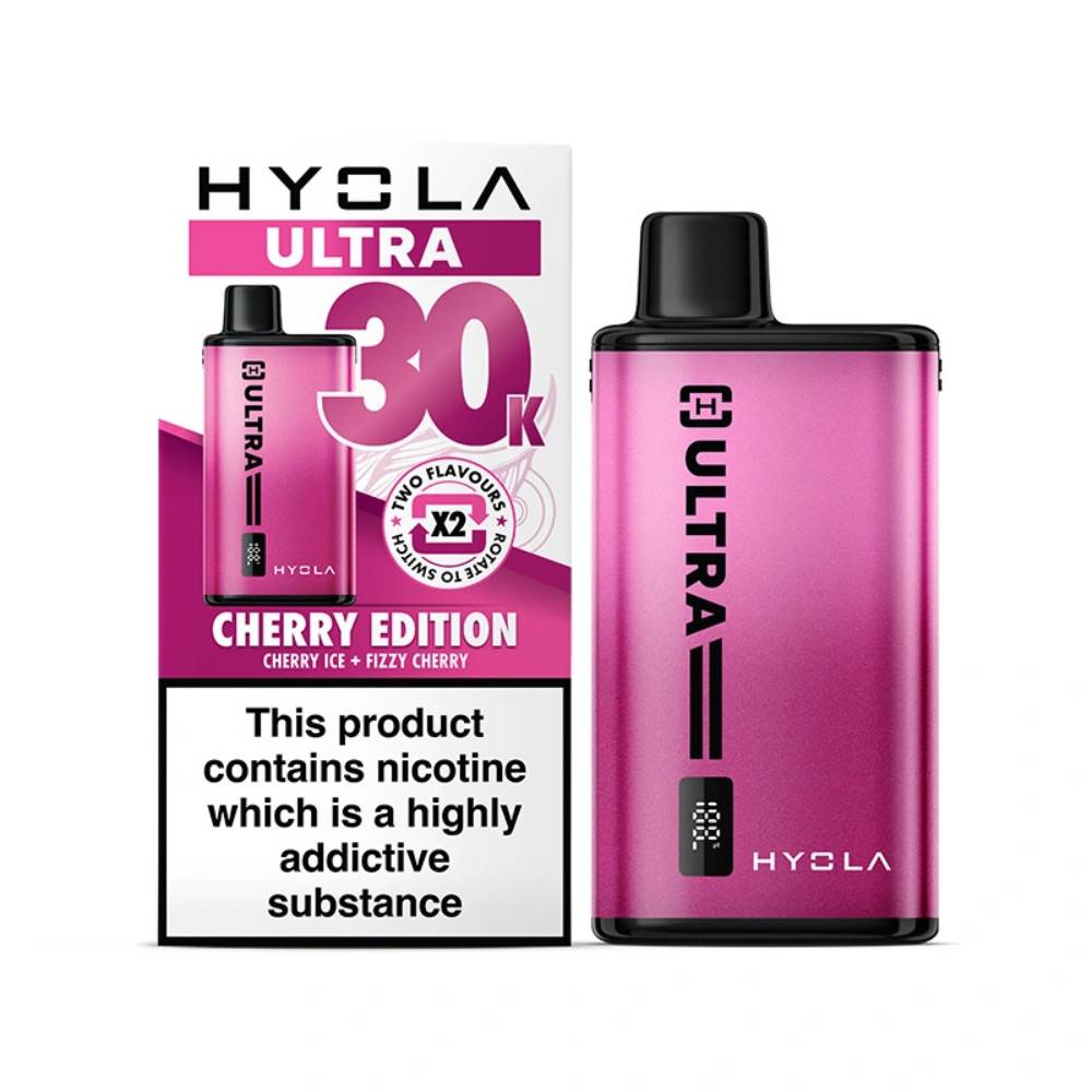 Hyola Ultra Plus 30k Vape Kit Box of 5 Cherry Edition