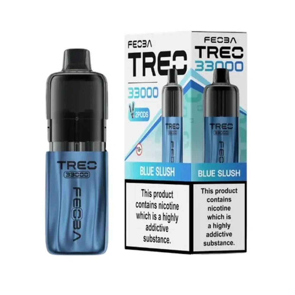Feoba Treo 33k Prefilled Vape it Box of 5 Blue Slush