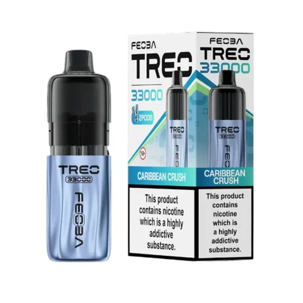 Feoba Treo 33k Prefilled Vape it Box of 5 Caribbean Crush