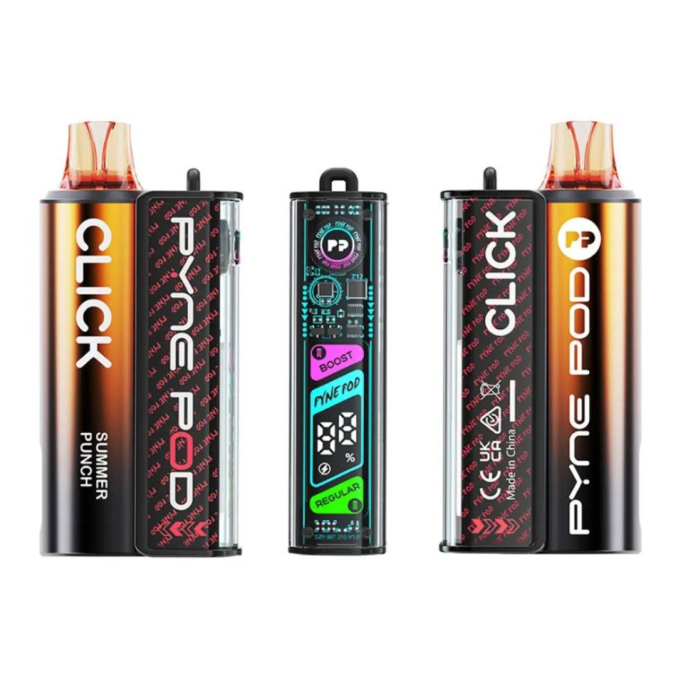 Pyne Pod Click 10k Vape Kit Box of 5 Summer Punch
