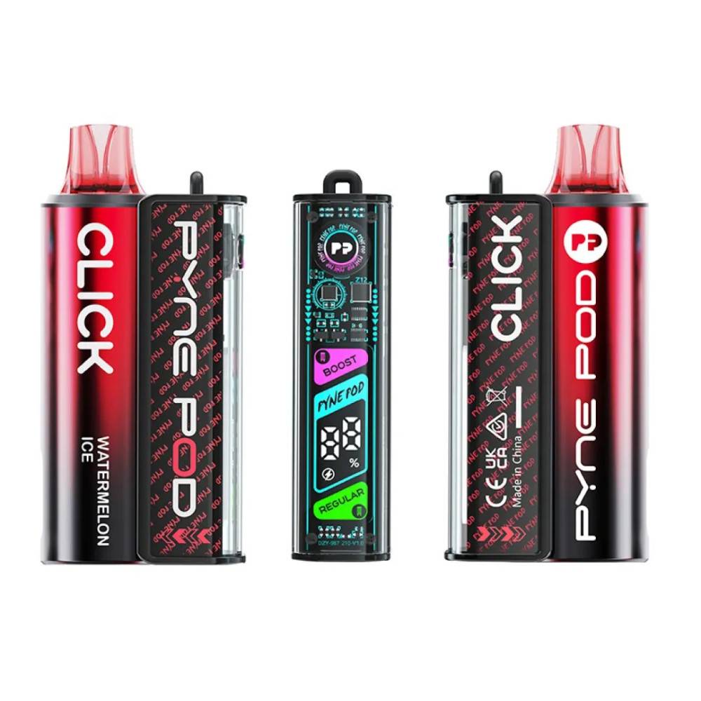 Pyne Pod Click 10k Vape Kit Box of 5 Watermelon Ice