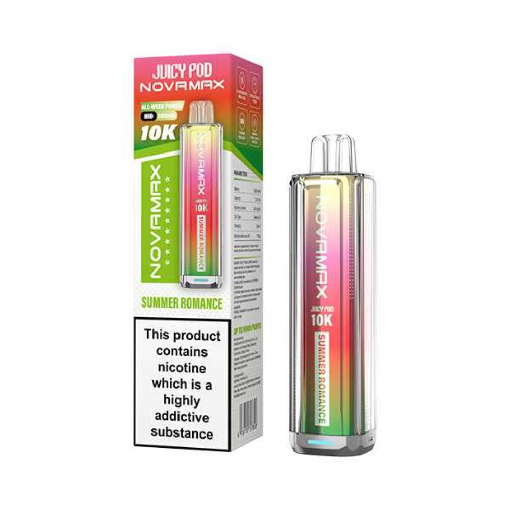 Juicypod Novamax 10k Vape Kit Box of 5 Summer Romance