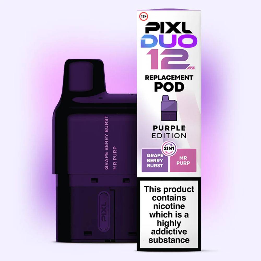 PIXL Duo 10k Pods Pack of 5 Purple Edition