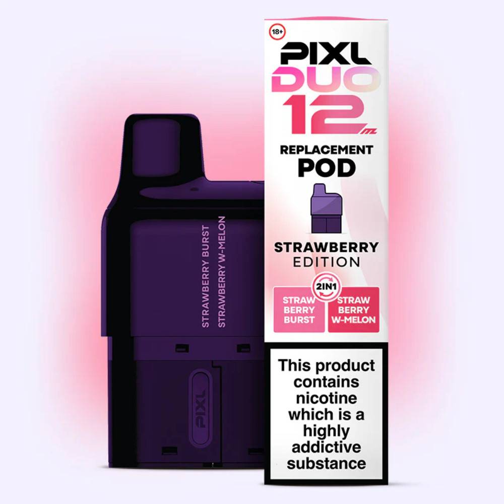 PIXL Duo 10k Pods Pack of 5 Strawberry Edition
