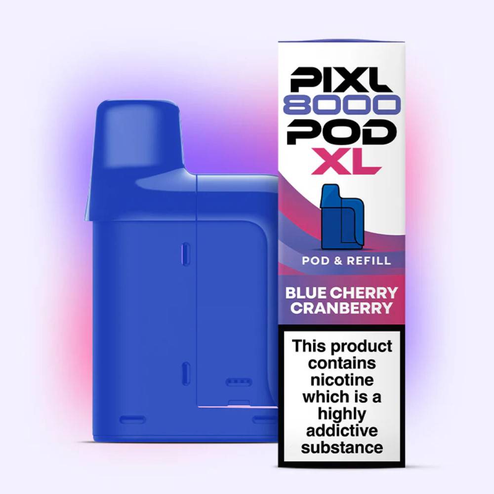Pixl 8000 Prefilled Pods Pack of 5 Blue Cherry Cranberry