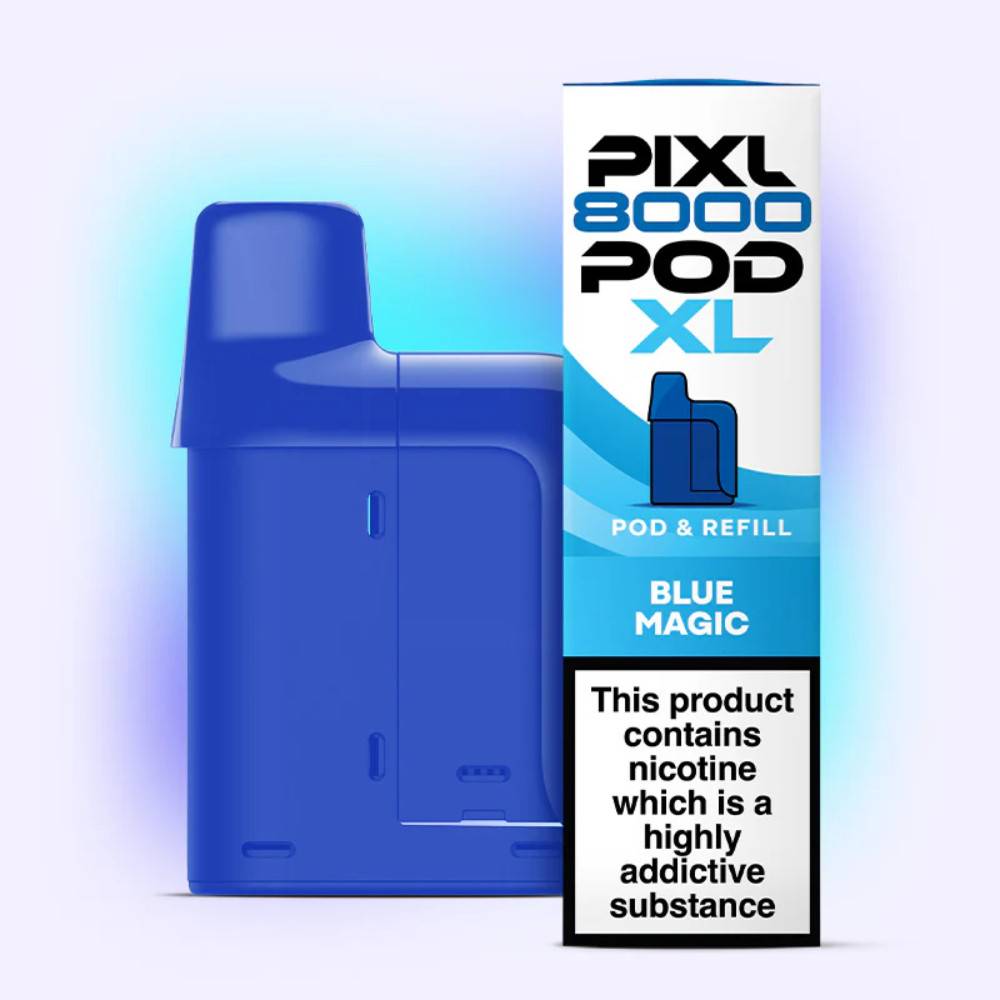 Pixl 8000 Prefilled Pods Pack of 5 Blue Magic