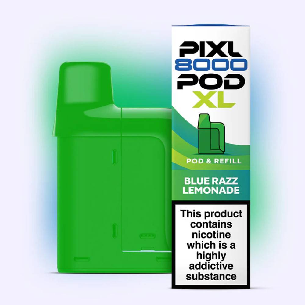 Pixl 8000 Prefilled Pods Pack of 5 Blue Razz Lemonade
