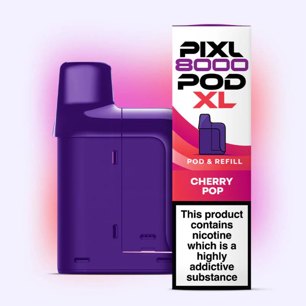 Pixl 8000 Prefilled Pods Pack of 5 Cherry Pop
