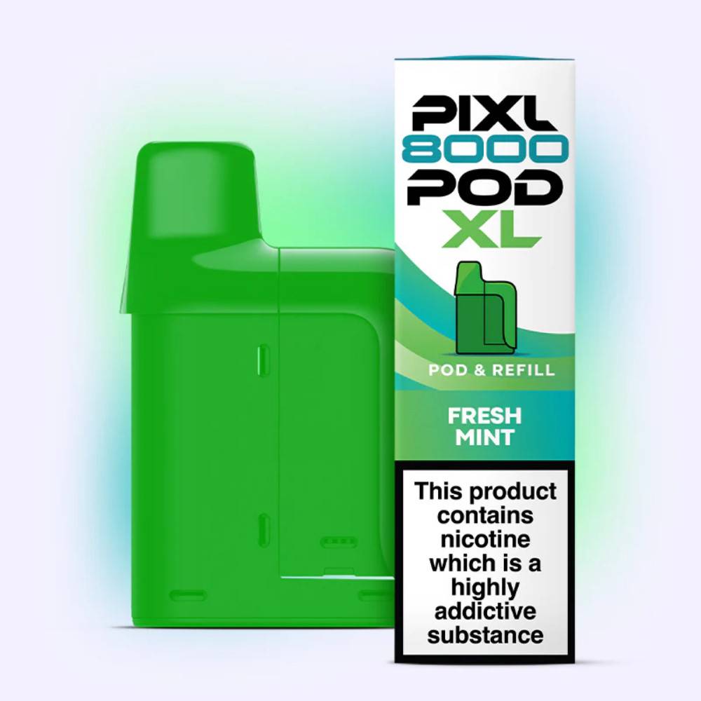 Pixl 8000 Prefilled Pods Pack of 5 Fresh Mint