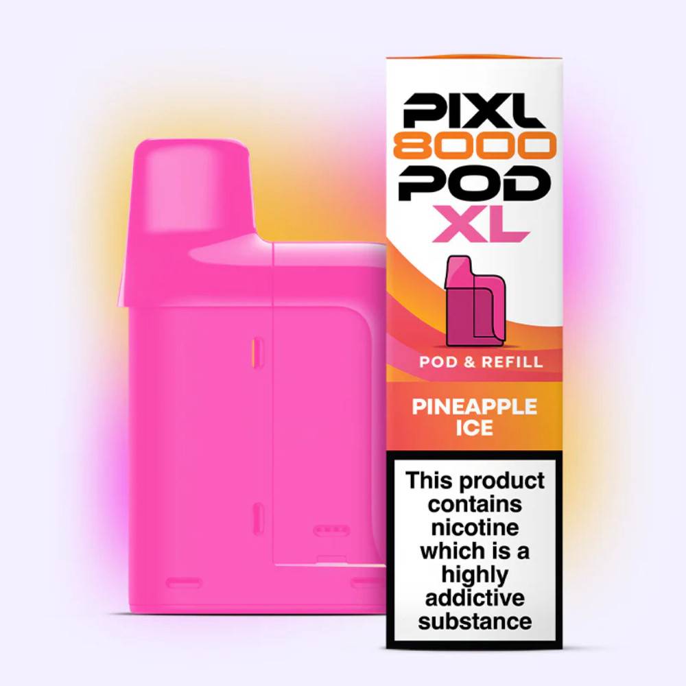 Pixl 8000 Prefilled Pods Pack of 5 Pineapple Ice