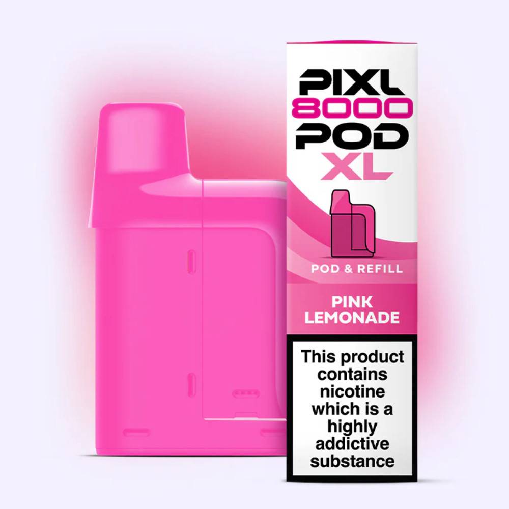 Pixl 8000 Prefilled Pods Pack of 5 Pink Lemonade
