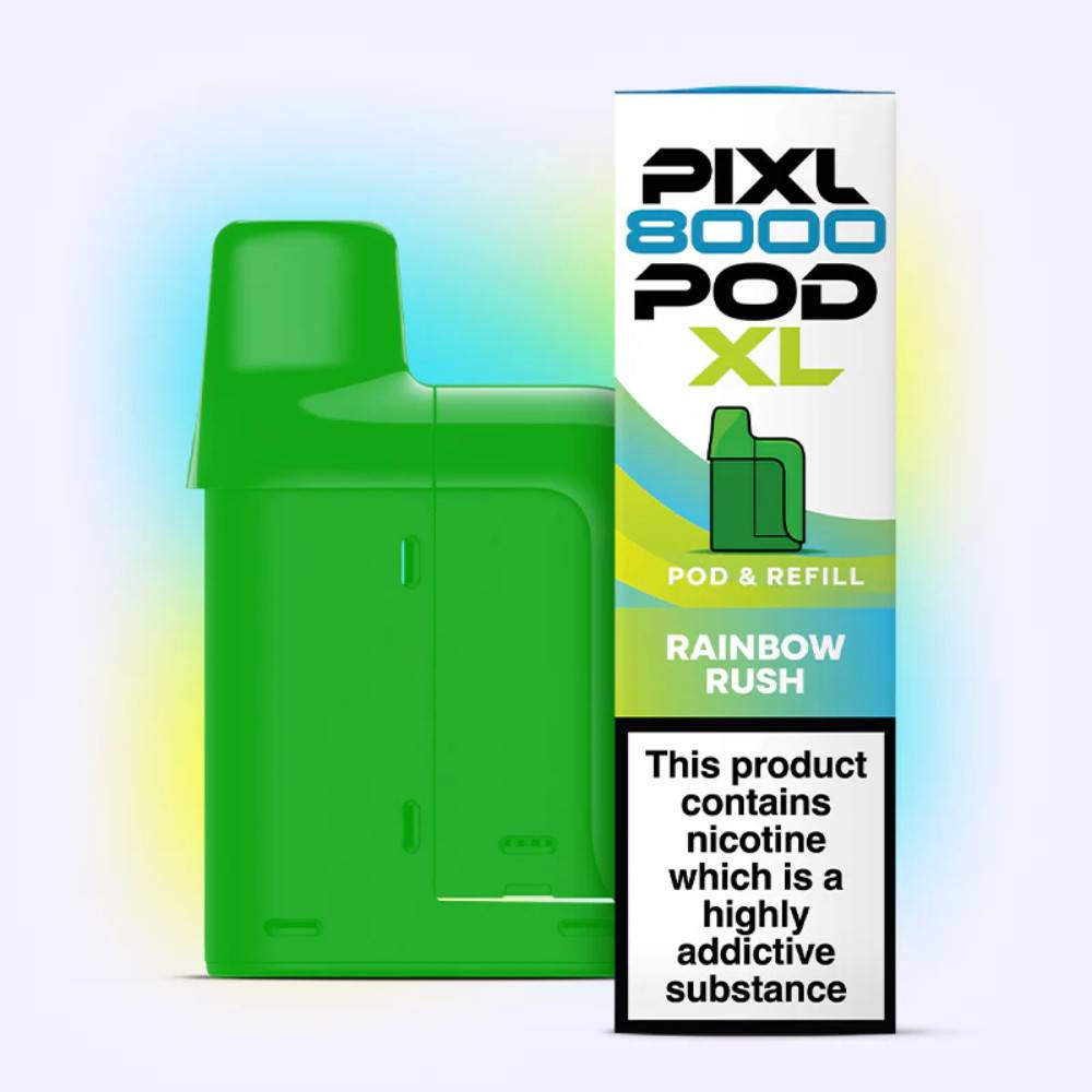 Pixl 8000 Prefilled Pods Pack of 5 Rainbow Rush