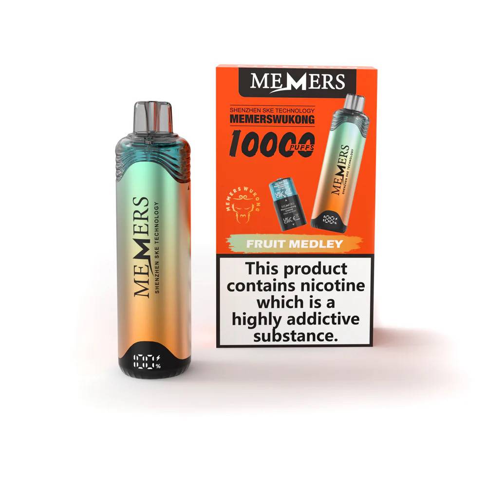 Memers Wukong V10000 Vape Kit Box of 5 Fruit Medley