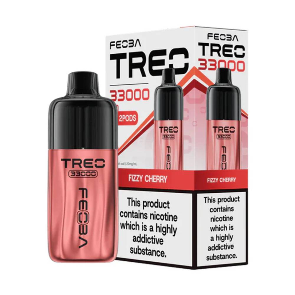 Feoba Treo 33k Prefilled Vape it Box of 5 Fizzy Cherry