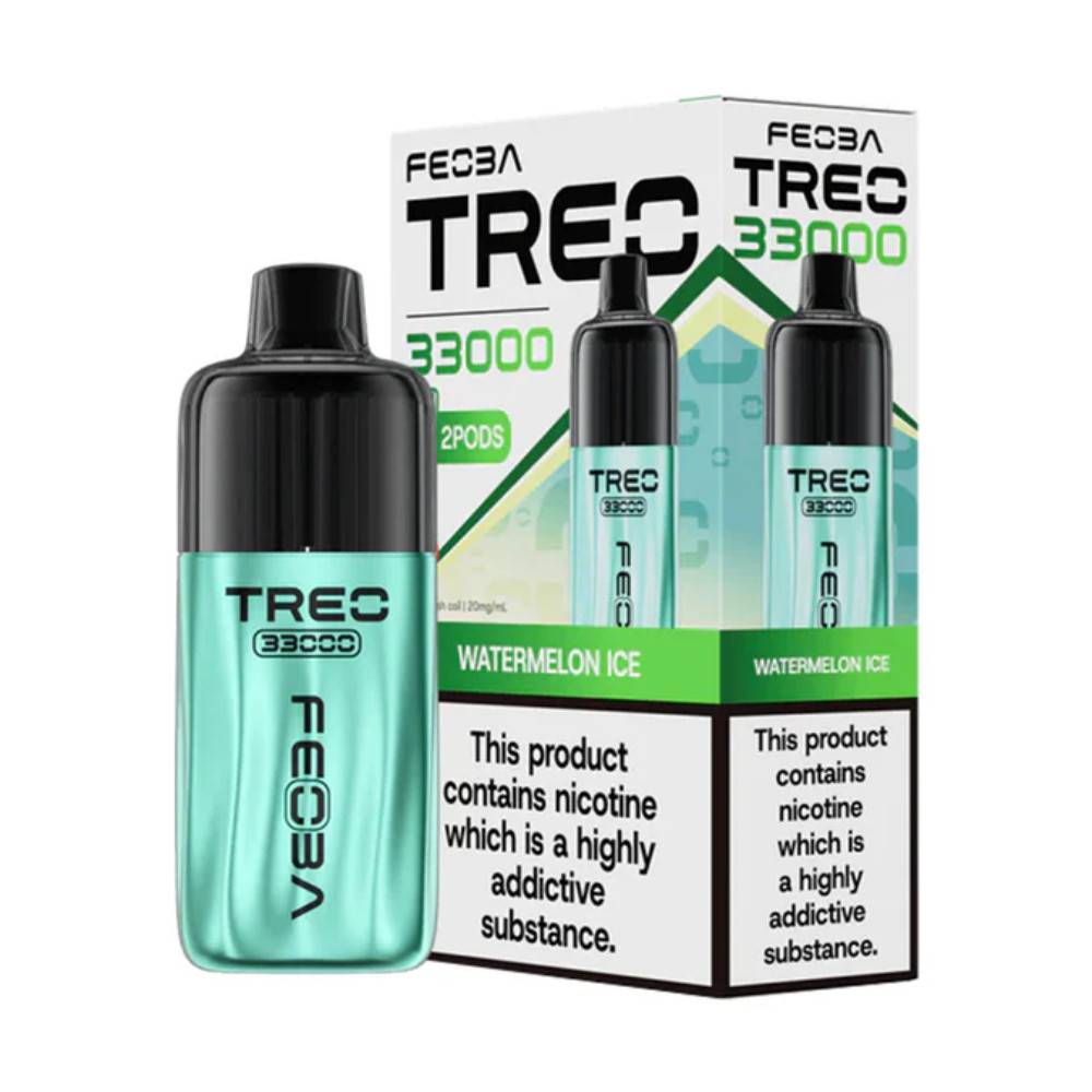 Feoba Treo 33k Prefilled Vape it Box of 5 Watermelon Ice