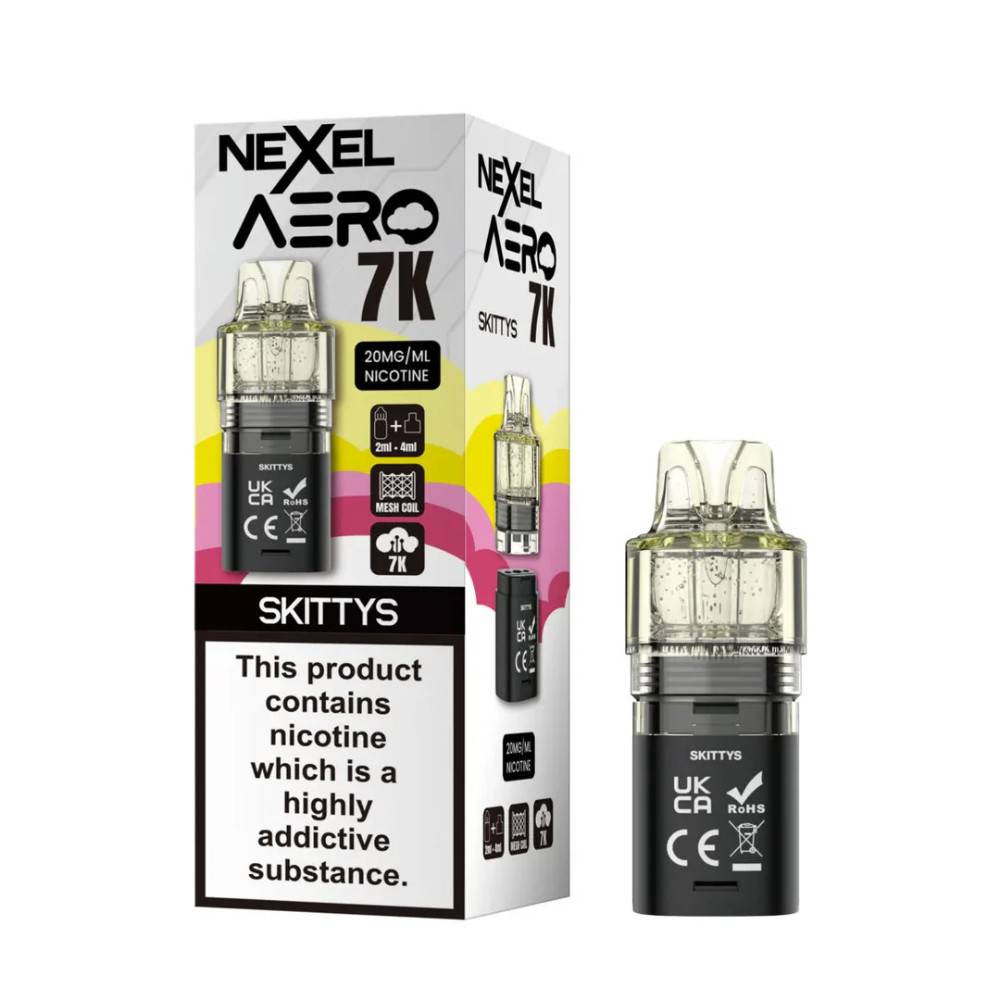 Nexel Aero 7k Prefilled Pods Pack of 10