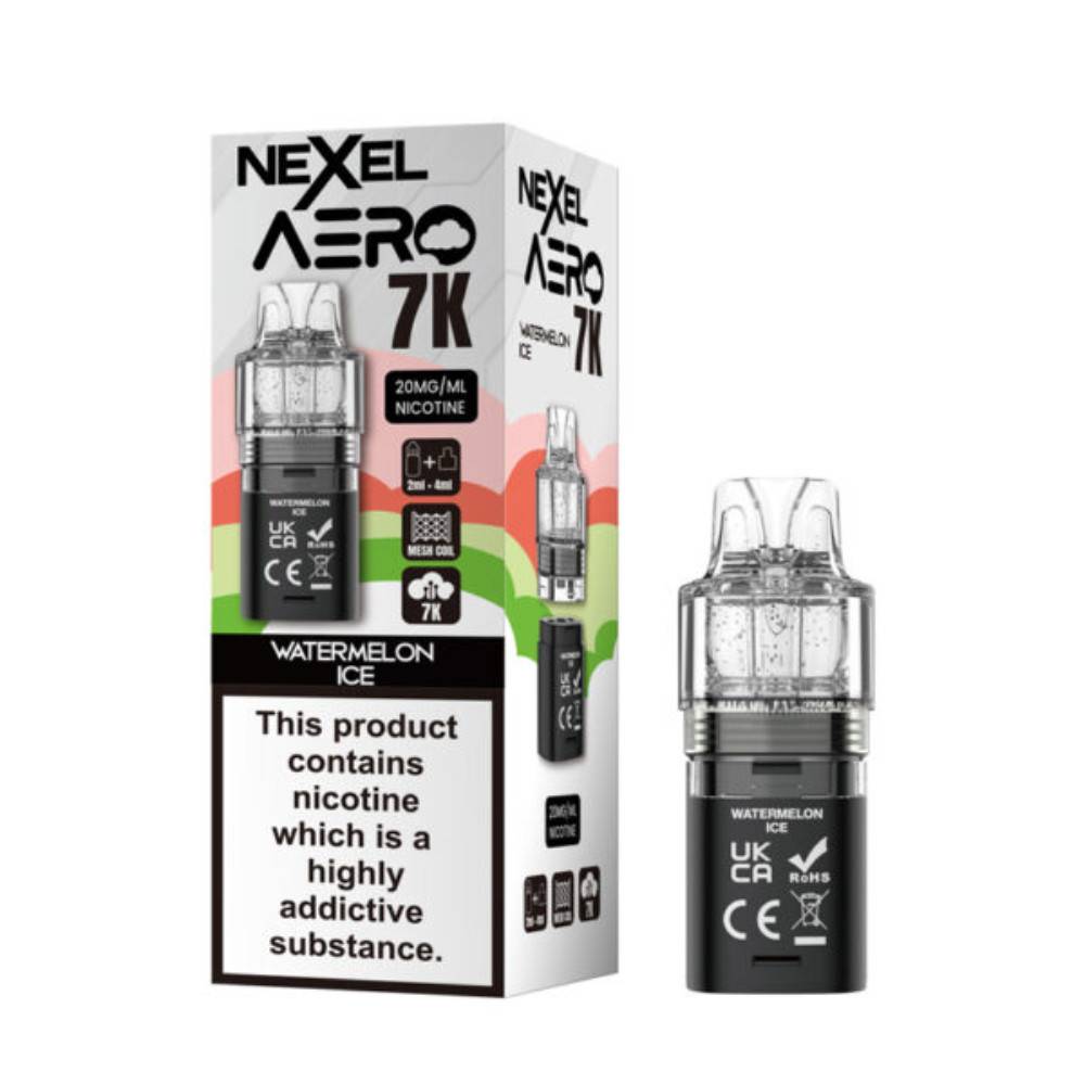 Nexel Aero 7k Prefilled Pods Pack of 10 Watermelon Ice