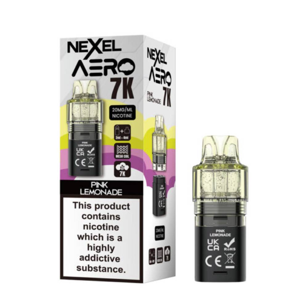 Nexel Aero 7k Prefilled Pods Pack of 10 Pink Lemonade