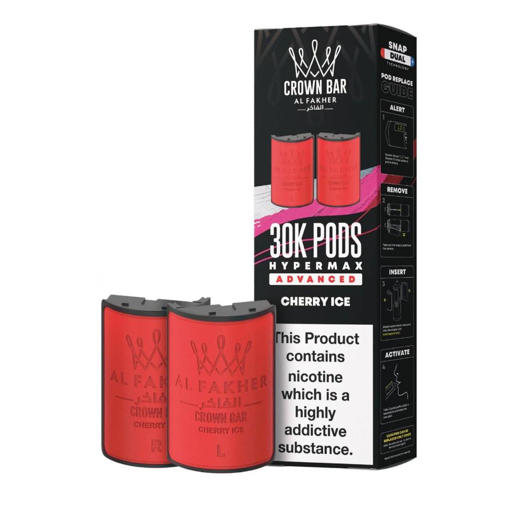 Al Fakher 30k Hypermax Pods Pack of 5 Cherry Ice