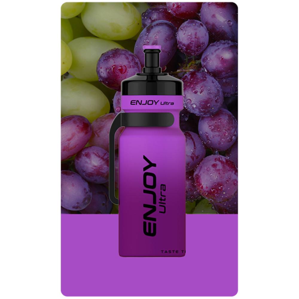 Enjoy Ultra 9000 Vape Kit Box of 10 Grape