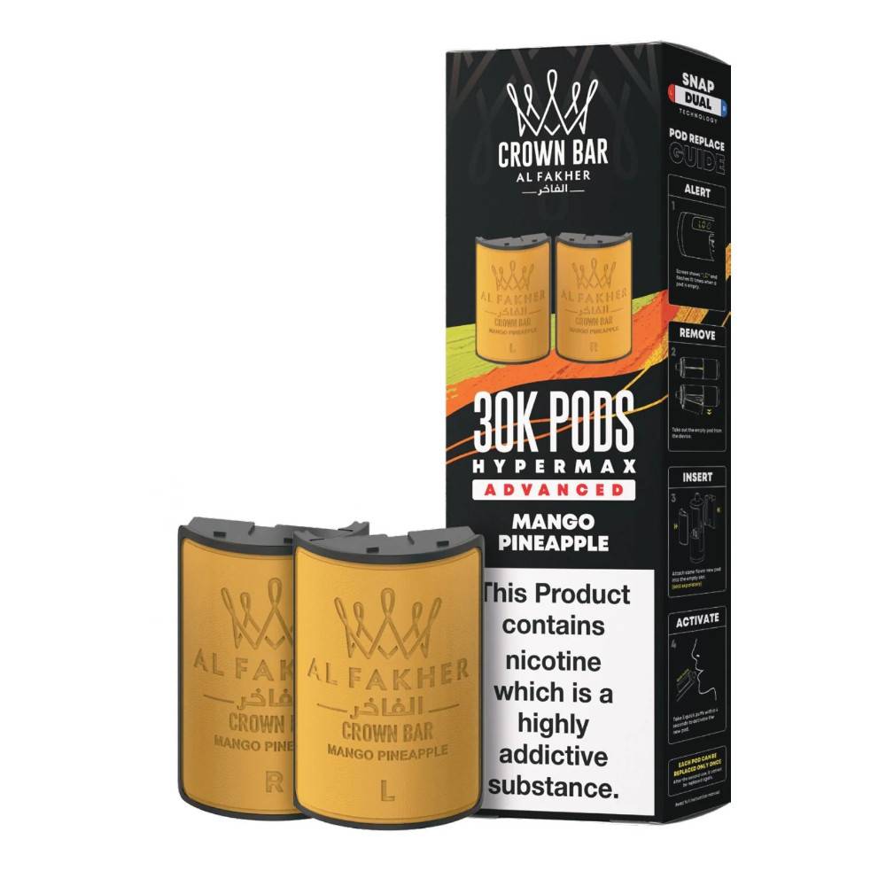 Al Fakher 30k Hypermax Pods Pack of 5 Mango Pineapple
