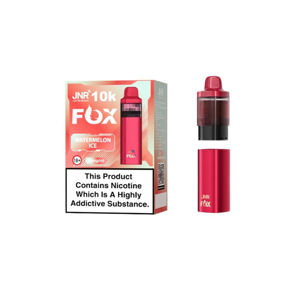 JNR Fox 10k Prefilled Pods Pack of 5 Watermelon Ice