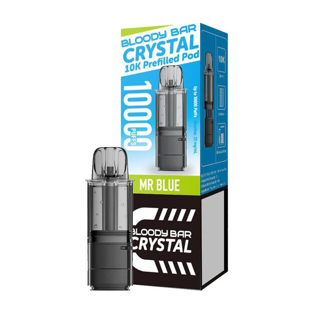 Bloody Bar Crystal 10k Pods Pack of 5 Mr Blue