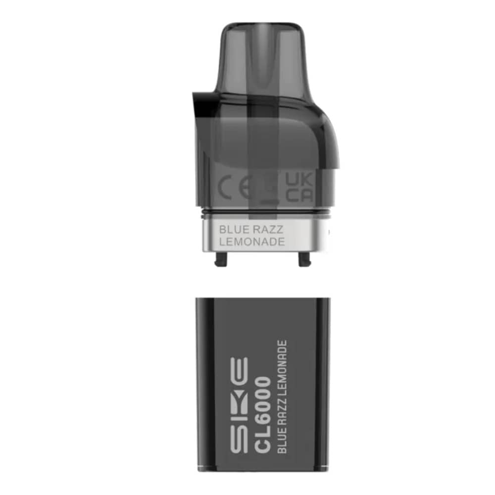 Ske Crystal CL6000 Pods Pack of 5 Blue Razz Lemonade