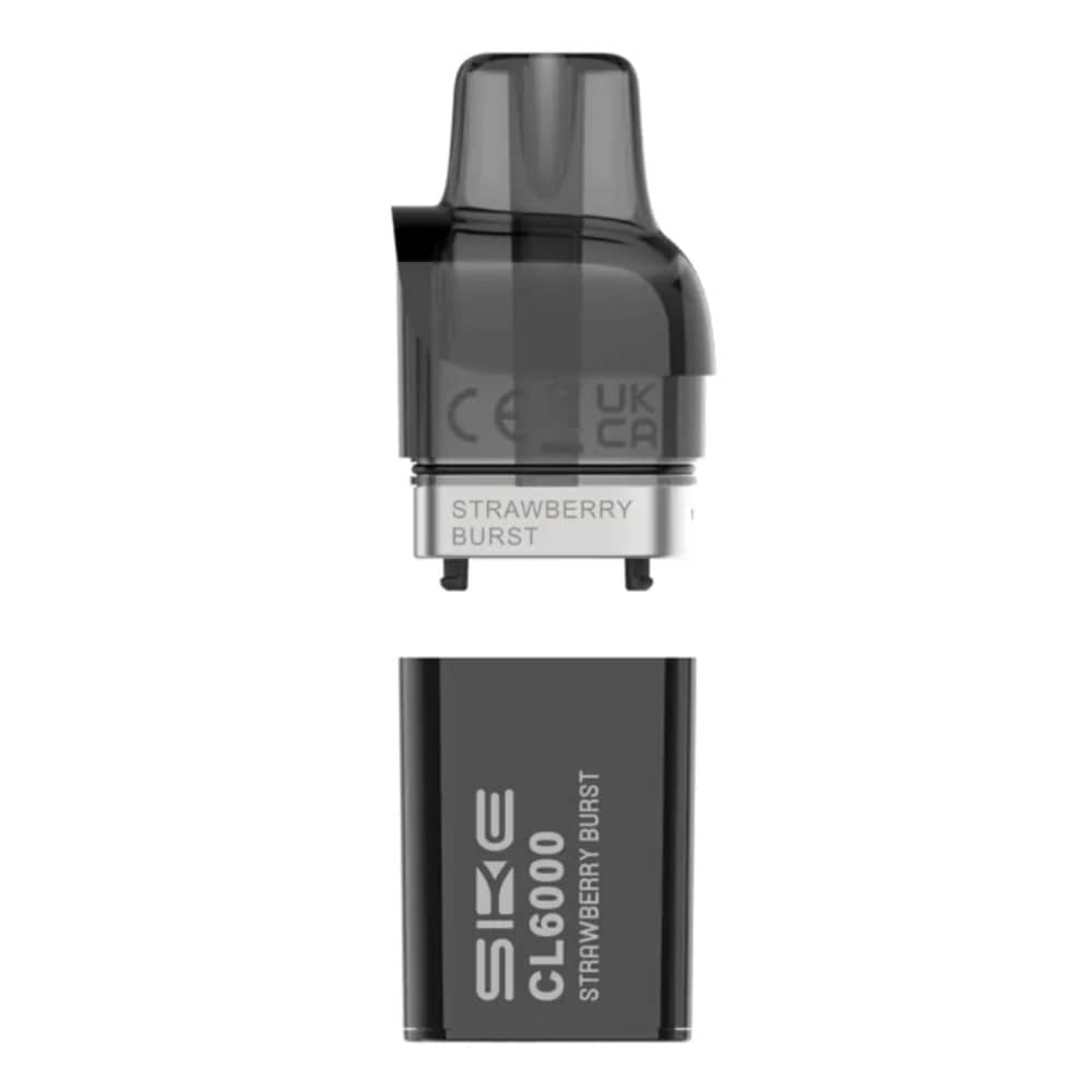 Ske Crystal CL6000 Pods Pack of 5 Strawberry Burst