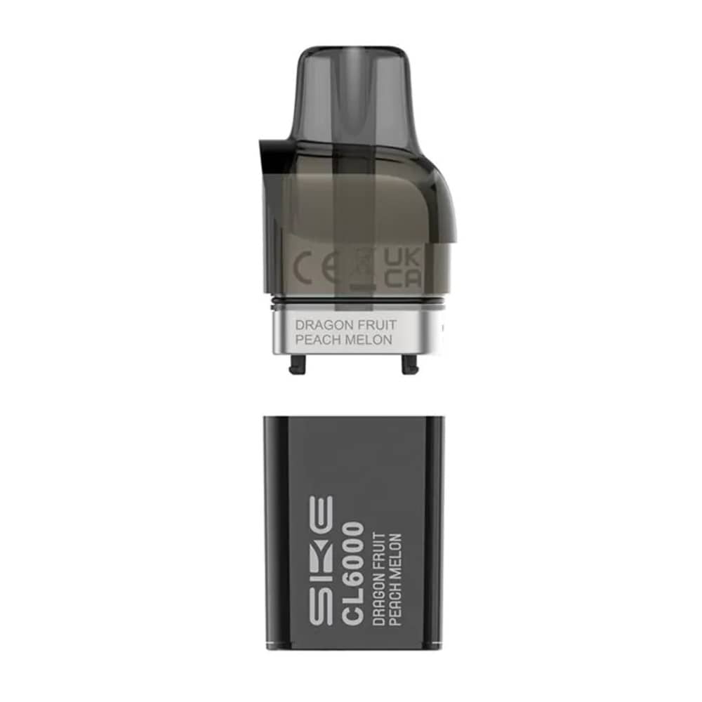 Ske Crystal CL6000 Pods Pack of 5 Dragonfruit Peach Melon