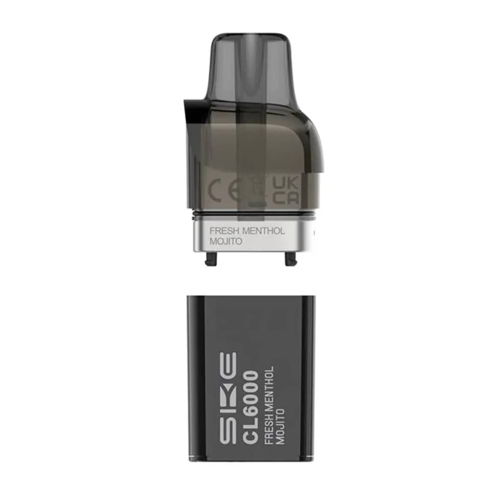 Ske Crystal CL6000 Pods Pack of 5 Fresh Menthol Mojito