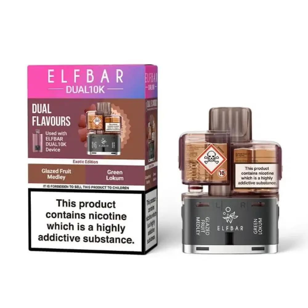 Elf Bar Dual 10k Pods Pack of 5 Exotic Edition