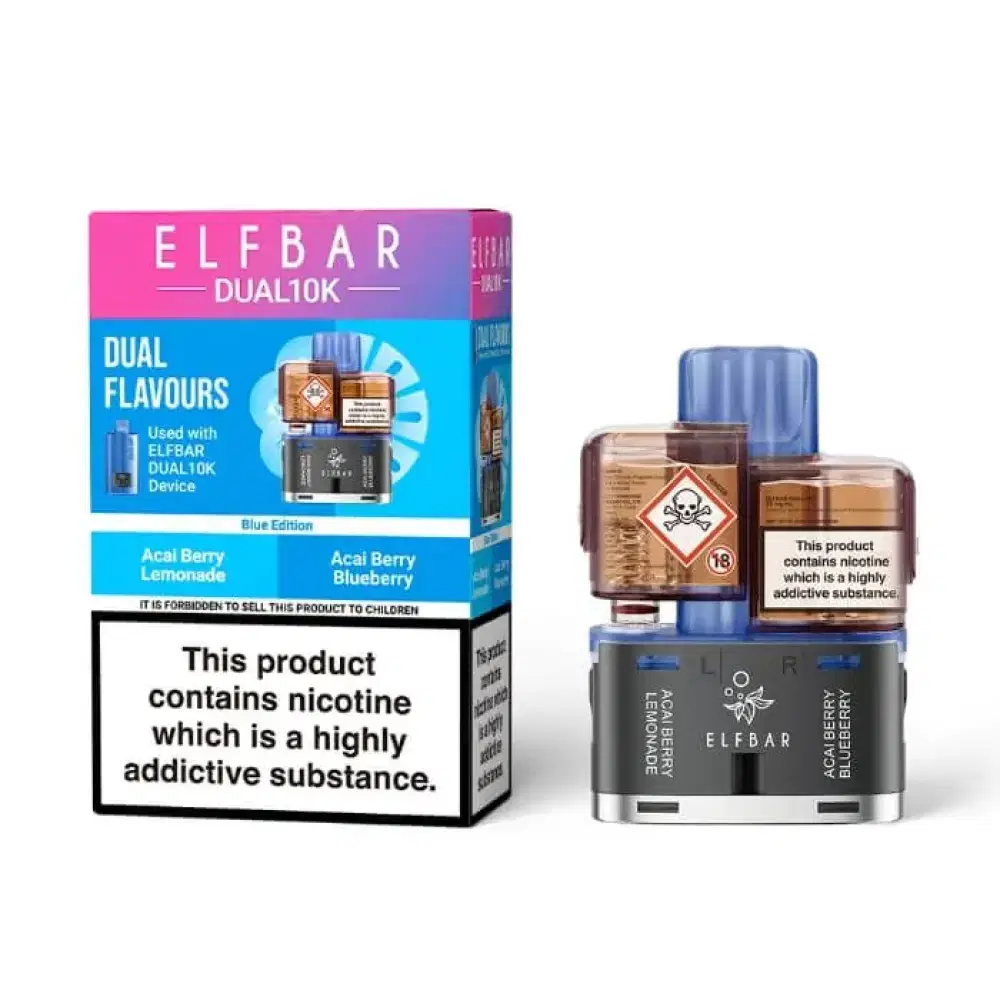 Elf Bar Dual 10k Pods Pack of 5