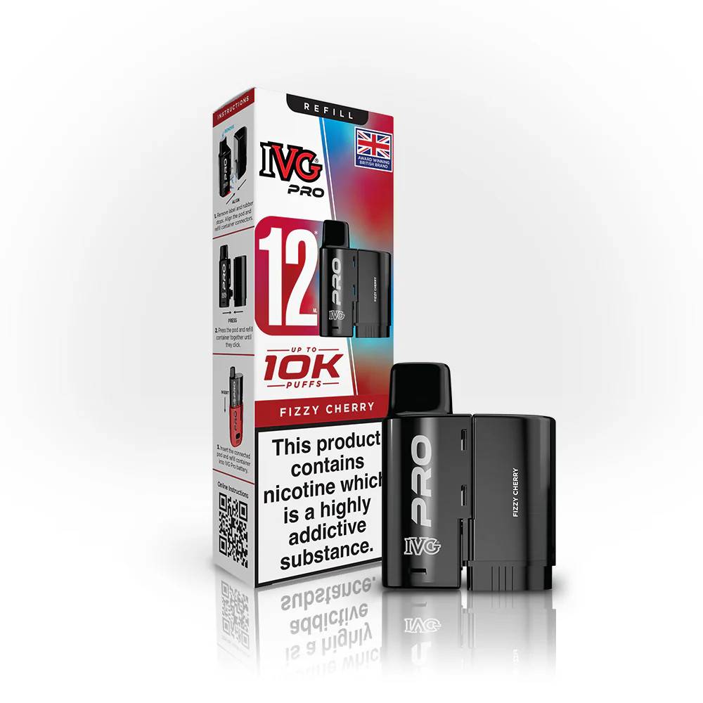 IVG Pro 10K Pods Pack of 5 Fizzy Cherry
