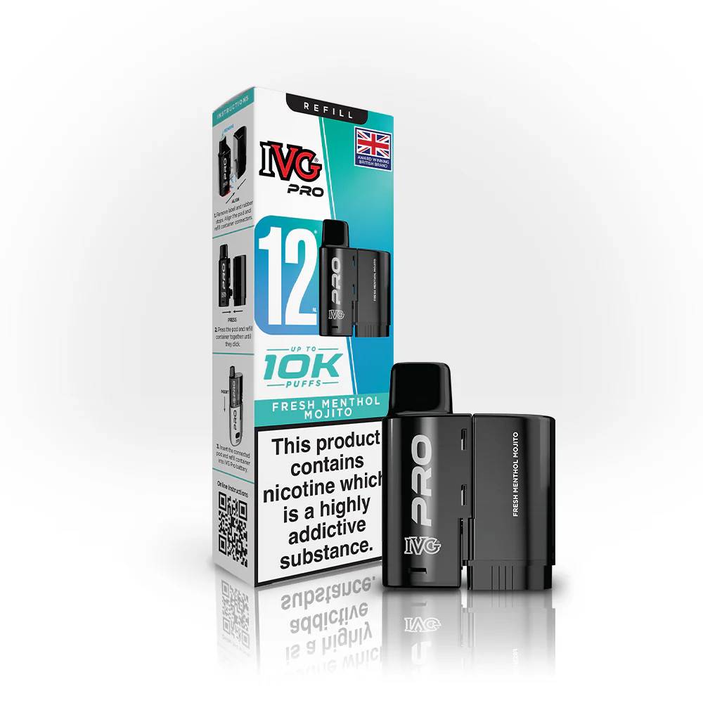 IVG Pro 10K Pods Pack of 5 Fresh Menthol Mojito