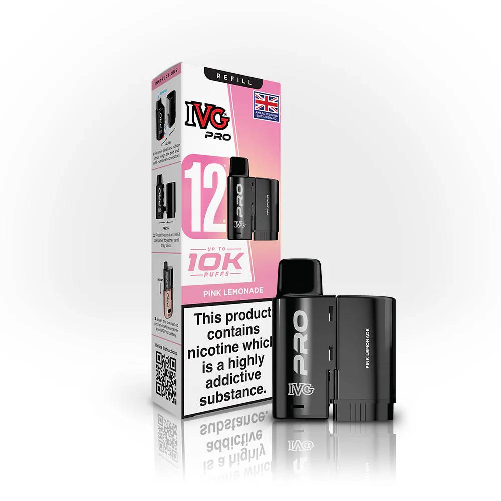 IVG Pro 10K Pods Pack of 5 Pink Lemonade