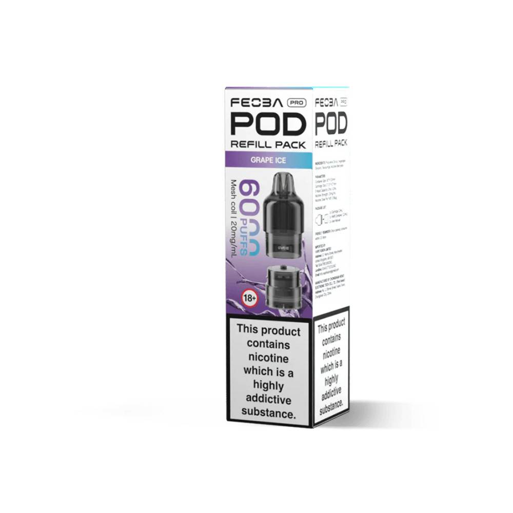 Feoba Pro Plus 6000 Pods Pack of 5 Grape Ice