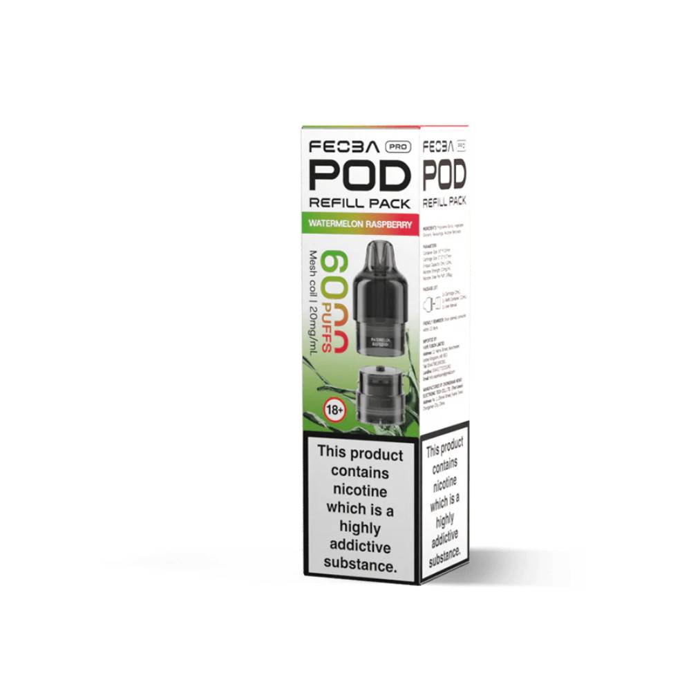 Feoba Pro Plus 6000 Pods Pack of 5 Watermelon Raspberry