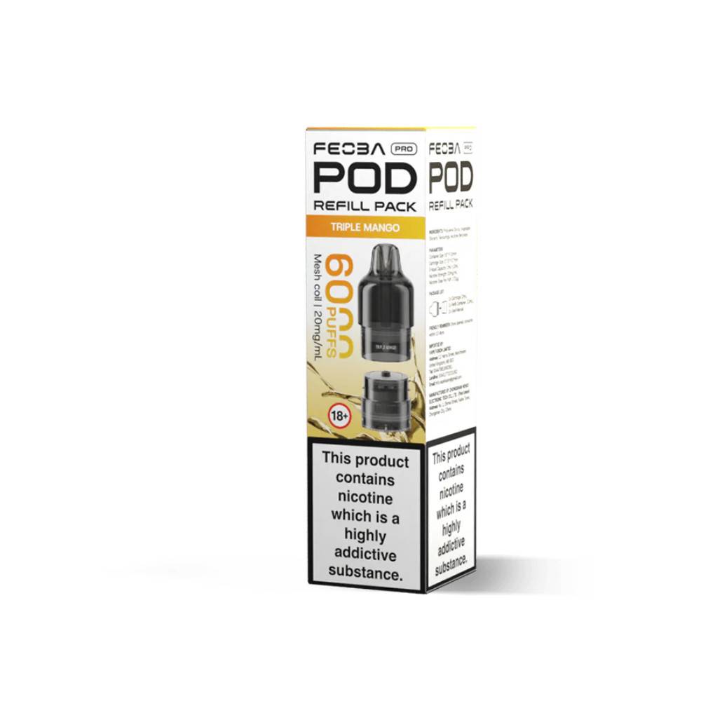 Feoba Pro Plus 6000 Pods Pack of 5 Triple Mango