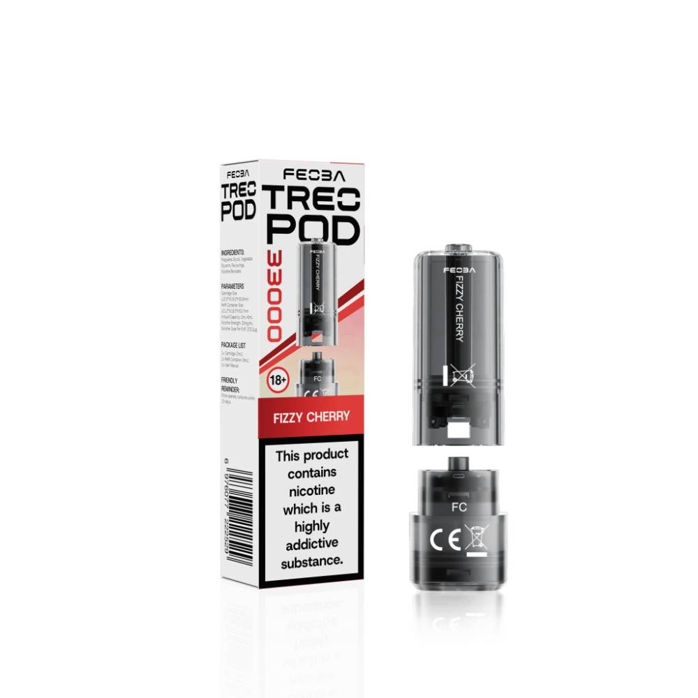 Feoba Treo 33k Pods Pack of 5 Fizzy Cherry