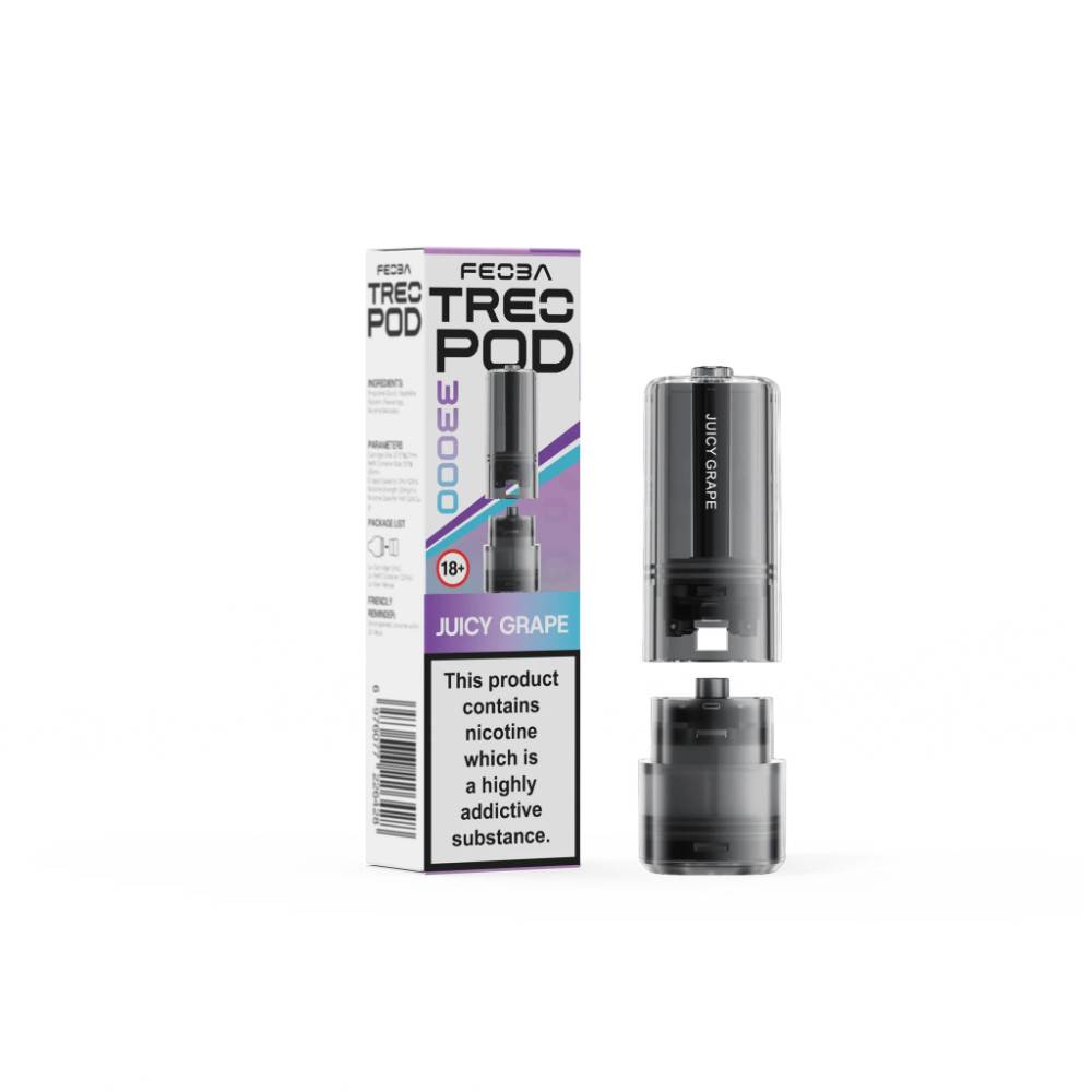 Feoba Treo 33k Pods Pack of 5 Juicy Grape